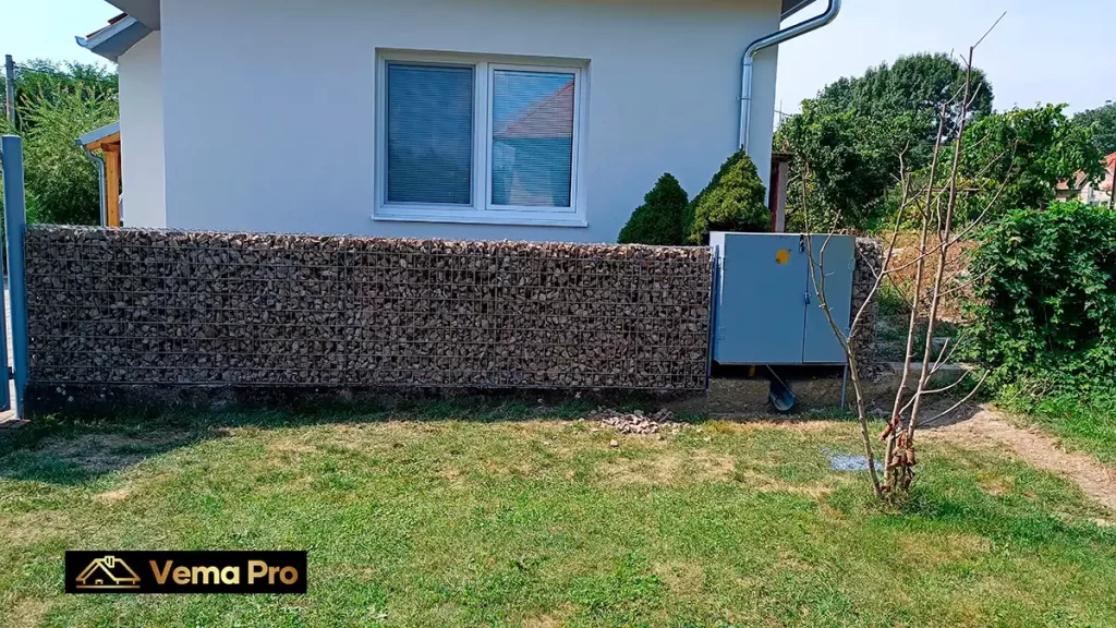 Gabiónové ploty Levice