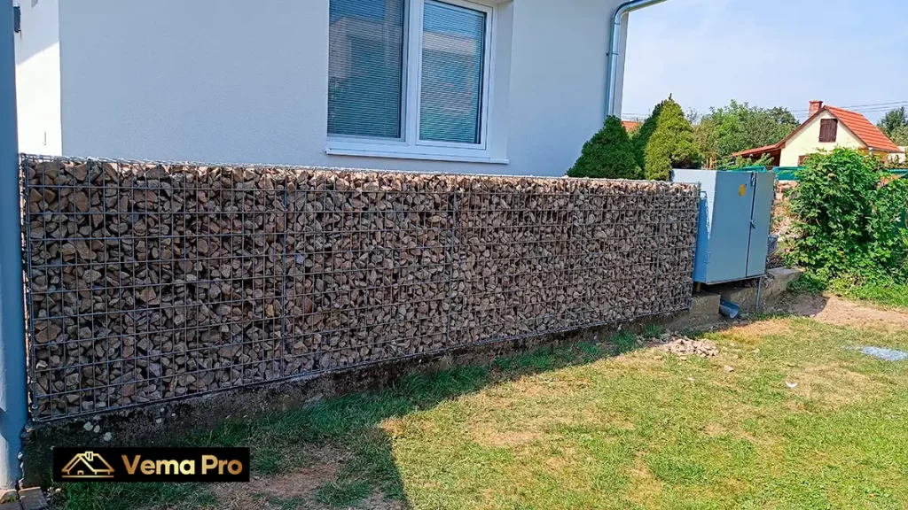 Gabiónové ploty Levice