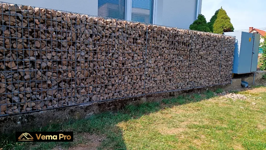 Gabiónové ploty Levice