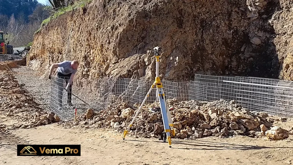 montáž gabiónového oporného múra Hondruša Hámre