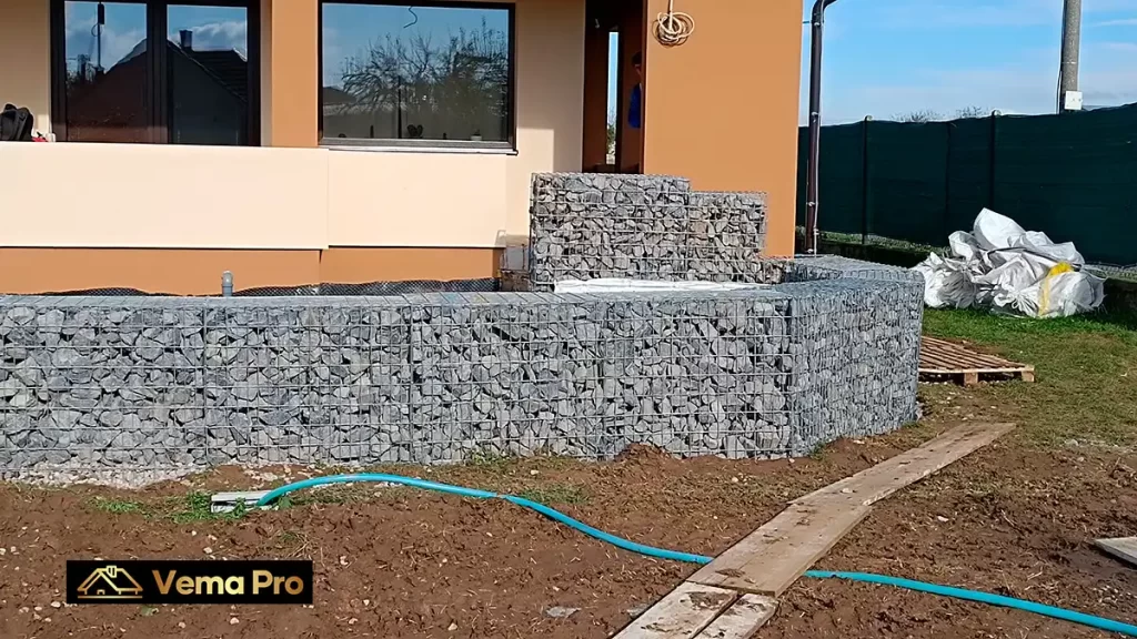 Gabiónové oporné múry Topoľčany