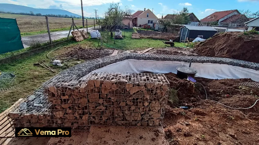 Gabiónové oporné múry Topoľčany