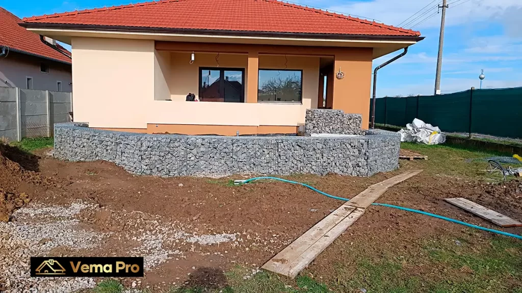 Gabiónové oporné múry Topoľčany