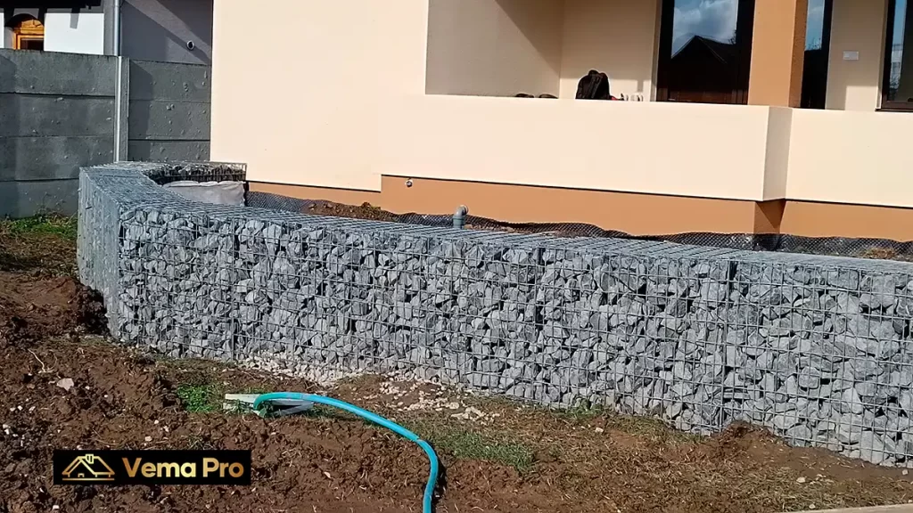 Gabiónové oporné múry Topoľčany