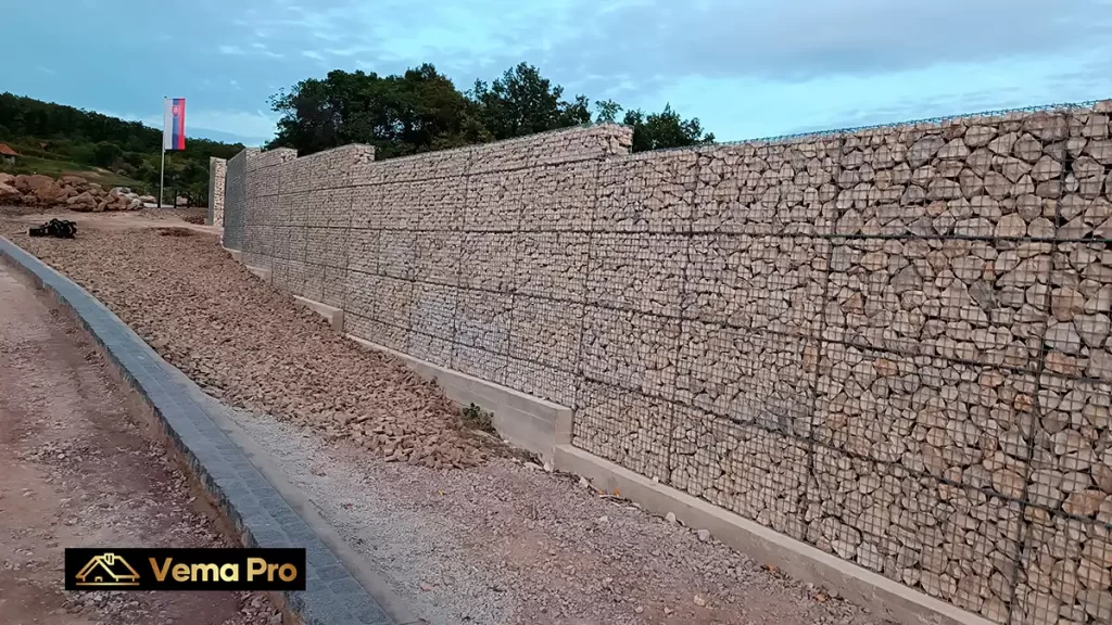 Gabiónové ploty Levice