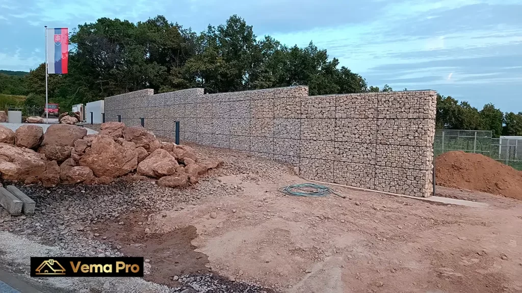 Gabiónové ploty Levice