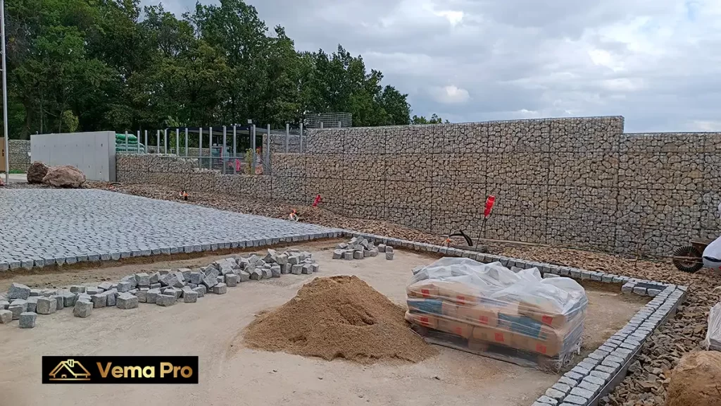 Gabiónové ploty Levice