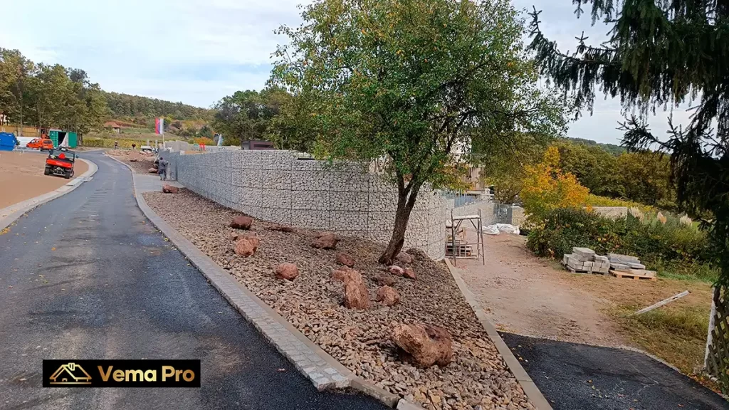 Gabiónové ploty Levice