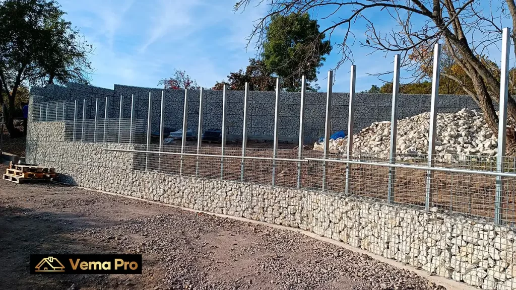 Gabiónové ploty Levice