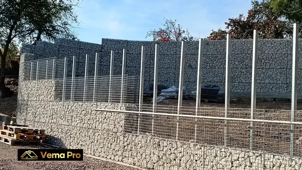 Gabiónové ploty Levice