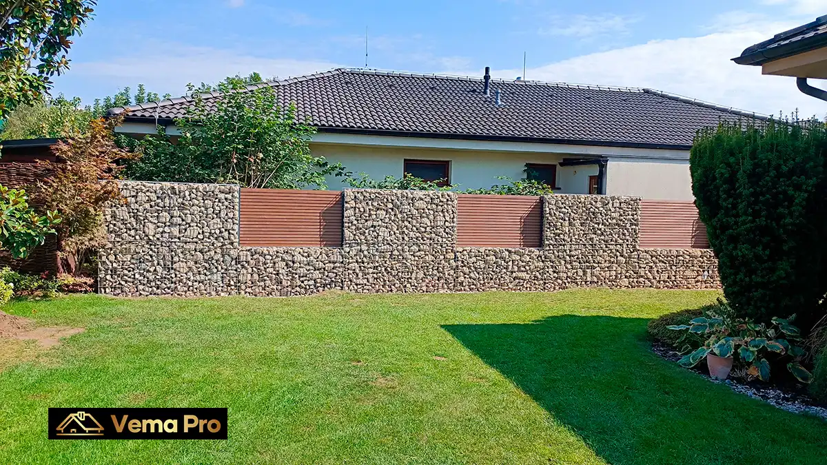 Gabiónové ploty: Estetické a trvanlivé riešenie pre váš exteriér