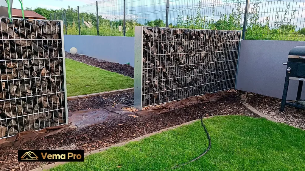 Gabiónové sypané ploty Nitra