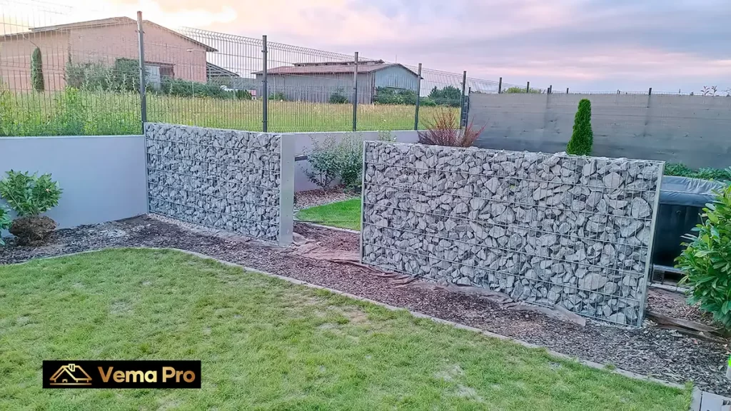 Gabiónové sypané ploty Nitra