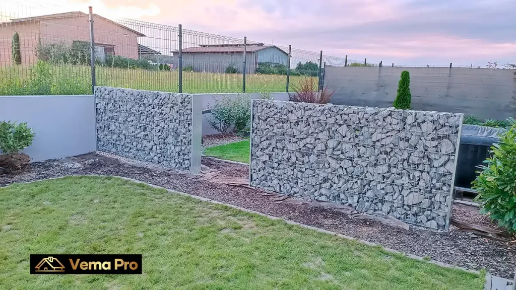 Gabiónové sypané ploty Nitra