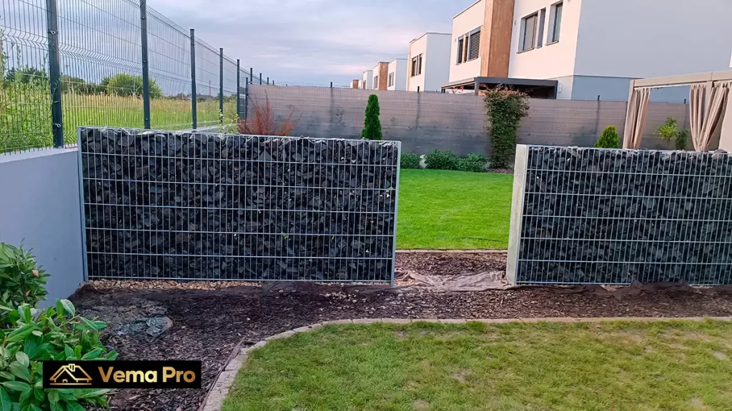 Gabiónové sypané ploty Nitra