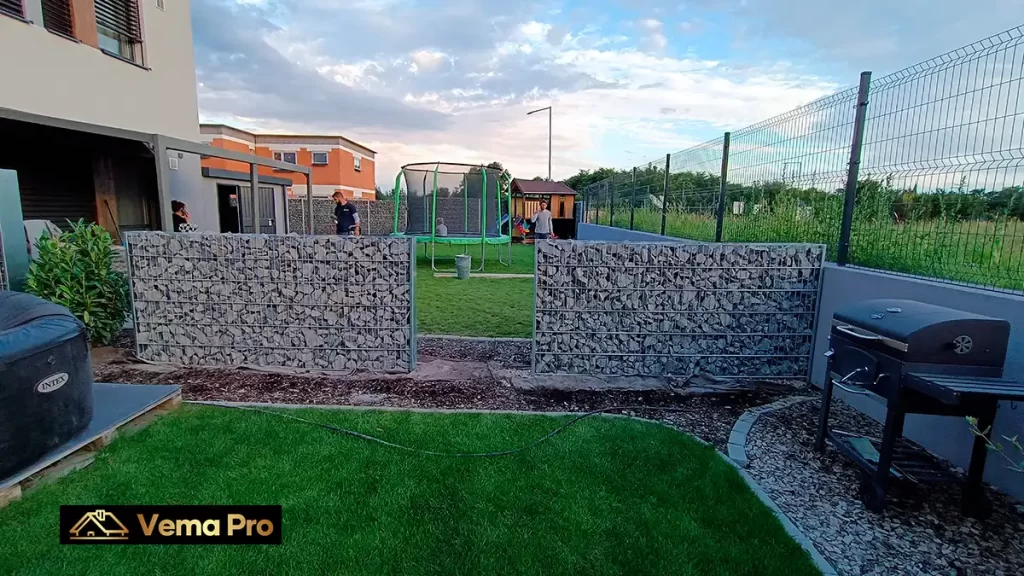 Gabiónové sypané ploty Nitra