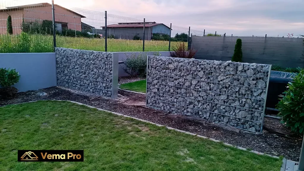 Gabiónové sypané ploty Nitra