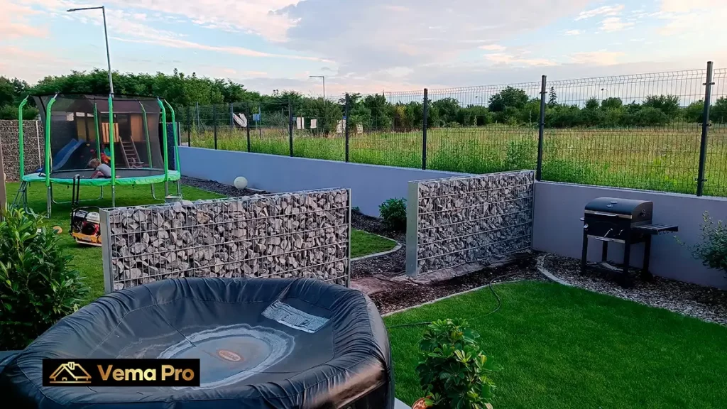 Gabiónové sypané ploty Nitra