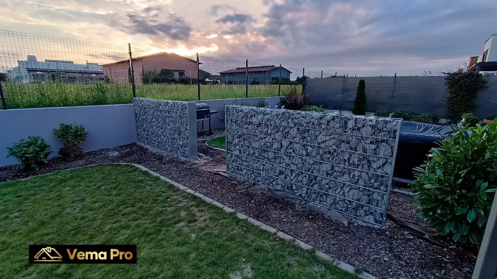 Gabiónové sypané ploty Nitra