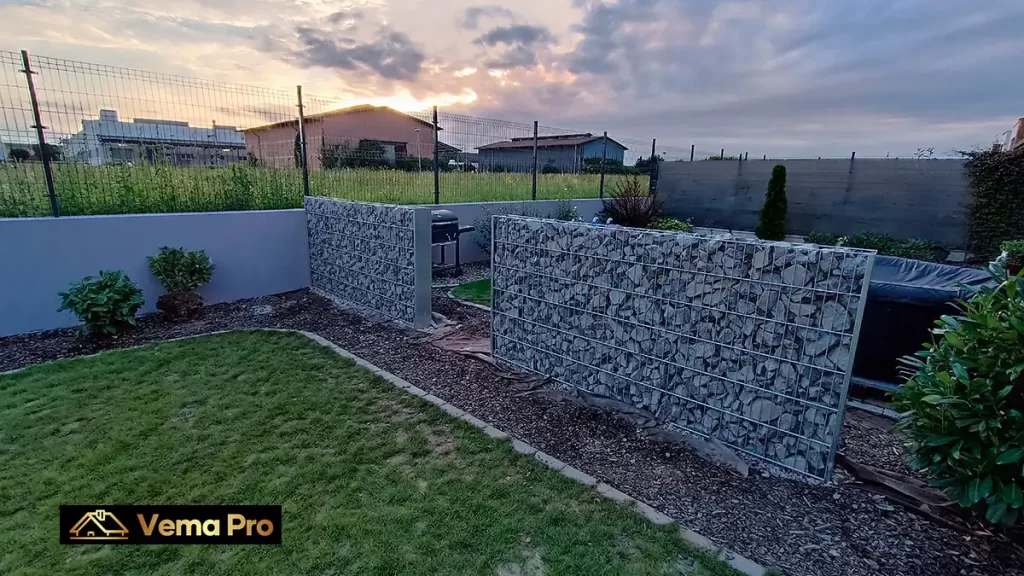 Gabiónové sypané ploty Nitra