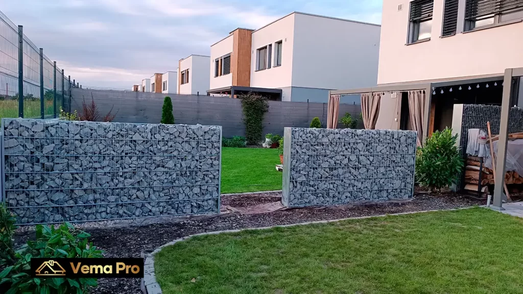 Gabiónové sypané ploty Nitra