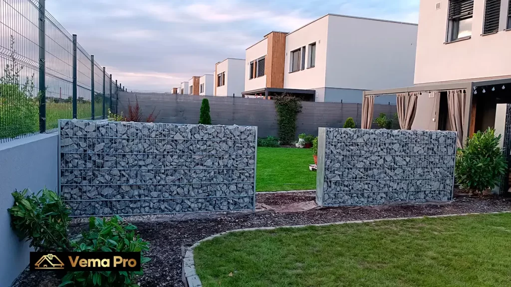 Gabiónové sypané ploty Nitra