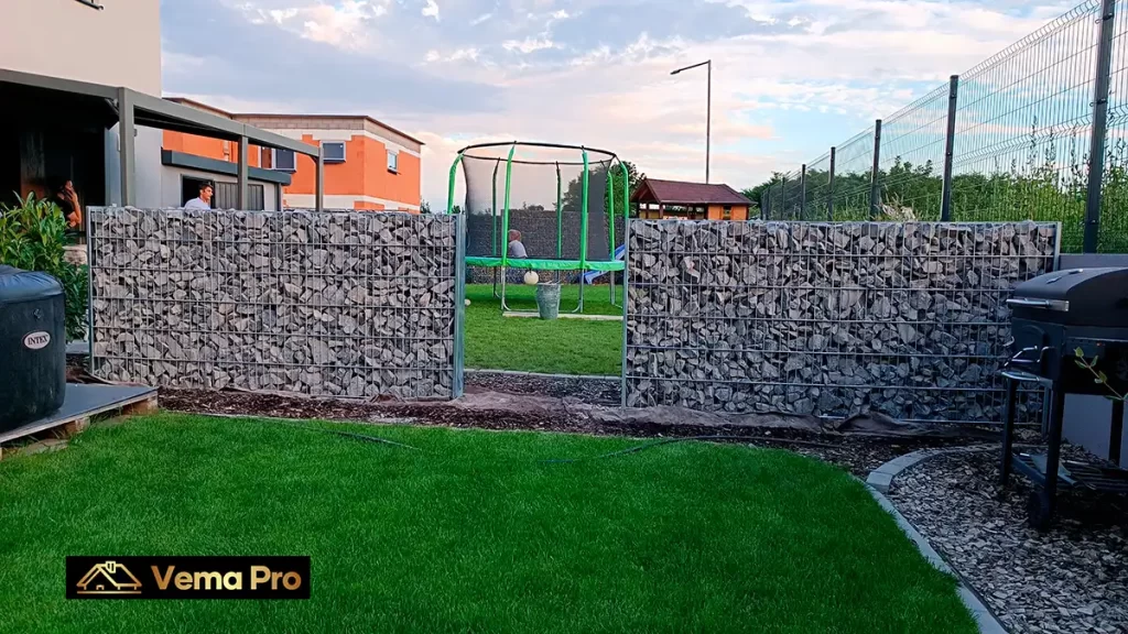 Gabiónové sypané ploty Nitra