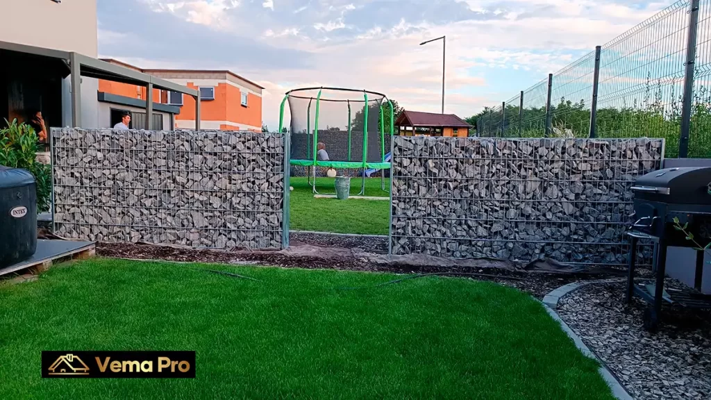 Gabiónové sypané ploty Nitra