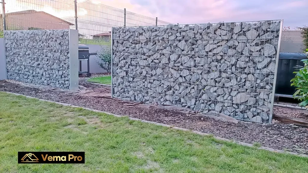 Gabiónové sypané ploty Nitra