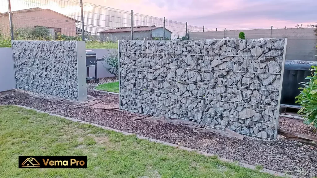 Gabiónové sypané ploty Nitra