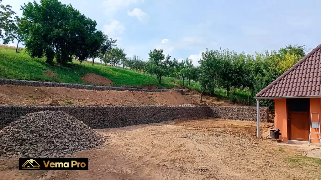 Gabiónové oporné múry Levice