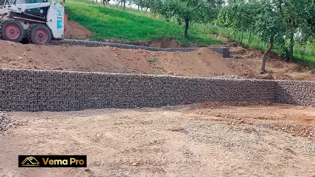 Gabiónové oporné múry Levice