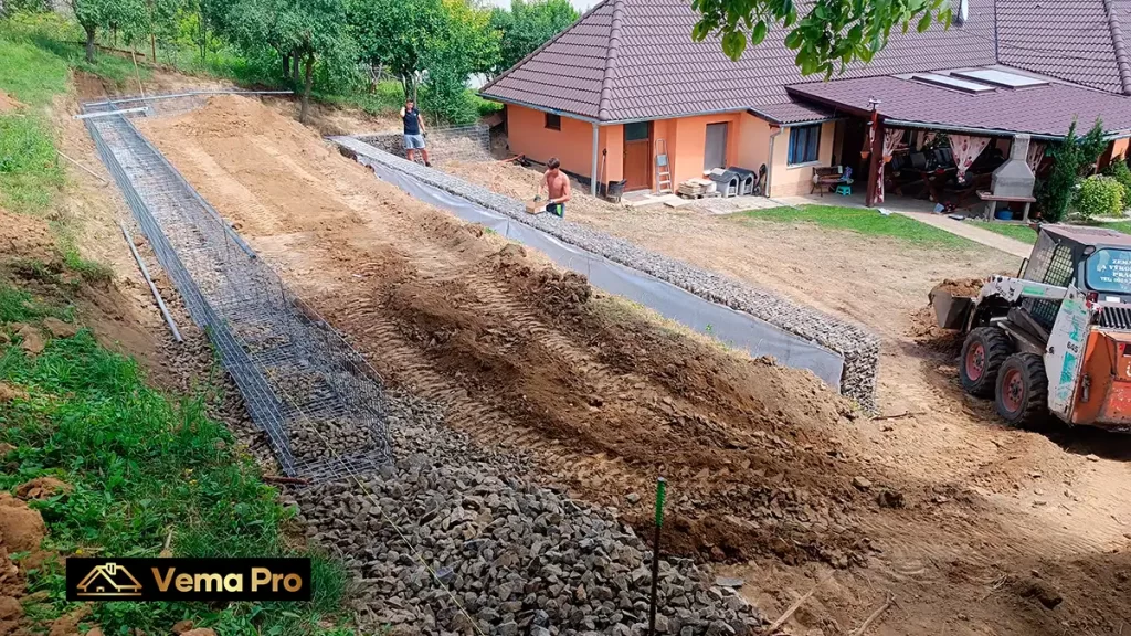 Gabiónové oporné múry Levice