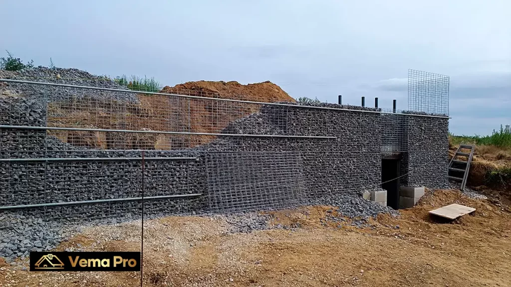 Gabiónové oporné múry Nové Mesto nad Váhom