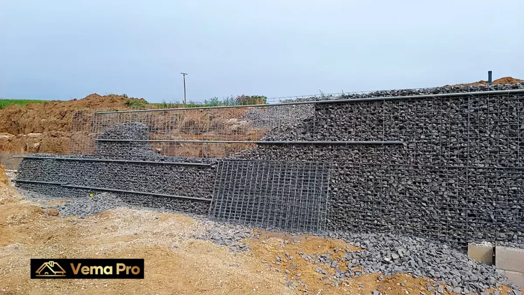 Gabiónové oporné múry Nové Mesto nad Váhom