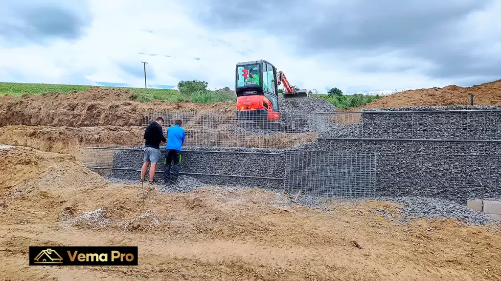 Gabiónové oporné múry Nové Mesto nad Váhom