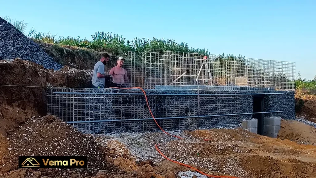 Gabiónové oporné múry Nové Mesto nad Váhom