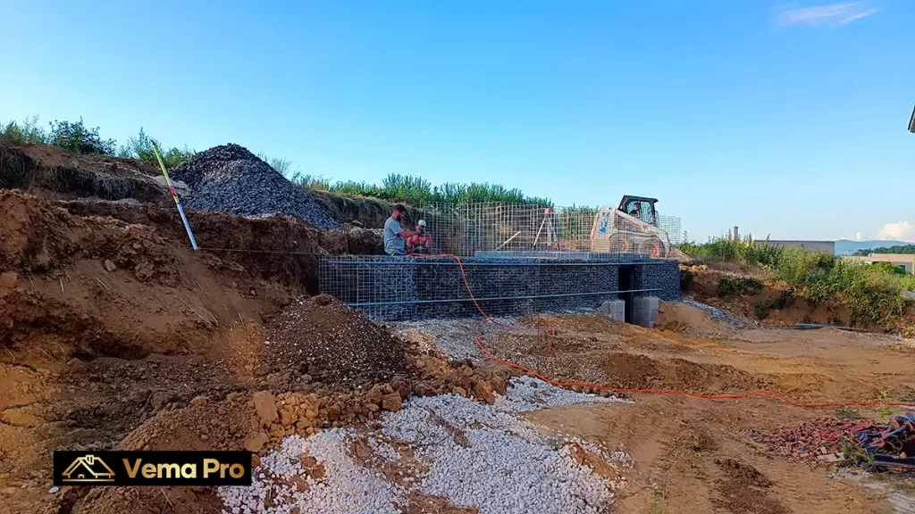 Gabiónové oporné múry Nové Mesto nad Váhom