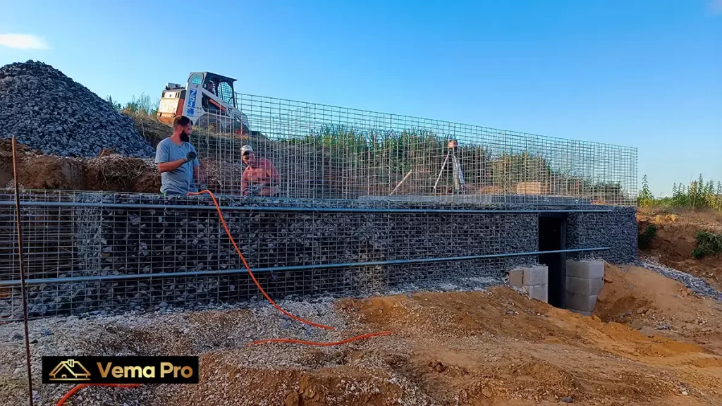 Gabiónové oporné múry Nové Mesto nad Váhom