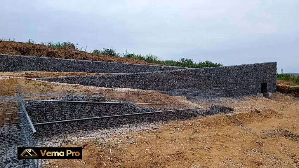 Gabiónové oporné múry Nové Mesto nad Váhom