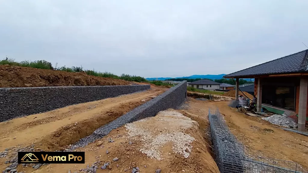 Gabiónové oporné múry Nové Mesto nad Váhom