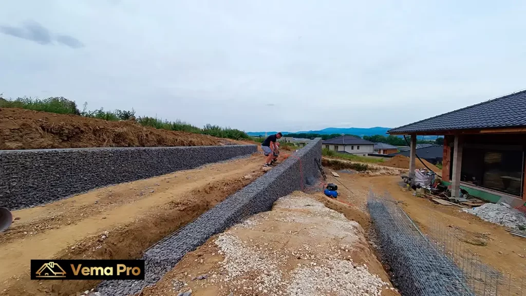 Gabiónové oporné múry Nové Mesto nad Váhom