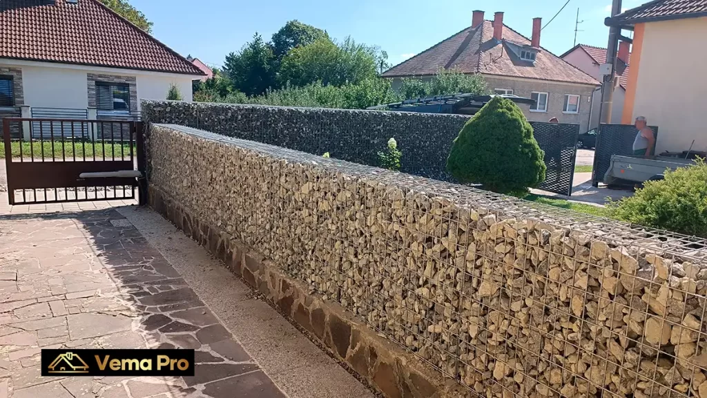 Gabiónové ploty Zlaté Moravce