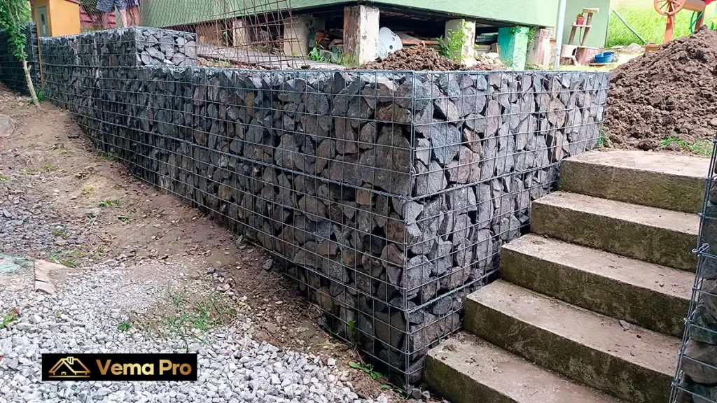 Gabiónové oporné múry Trnava