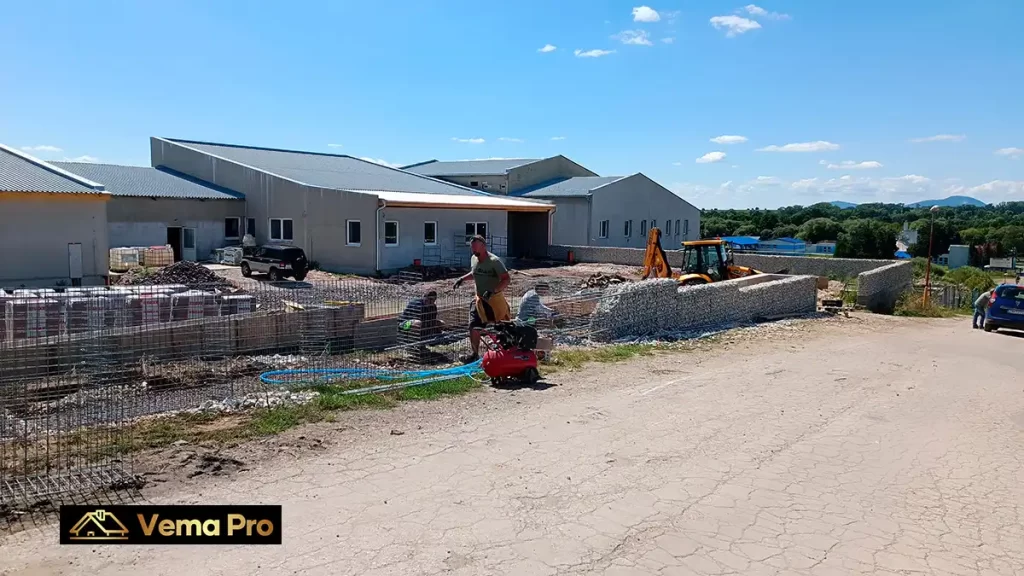 Montáž gabiónového plotu Zlaté Moravce