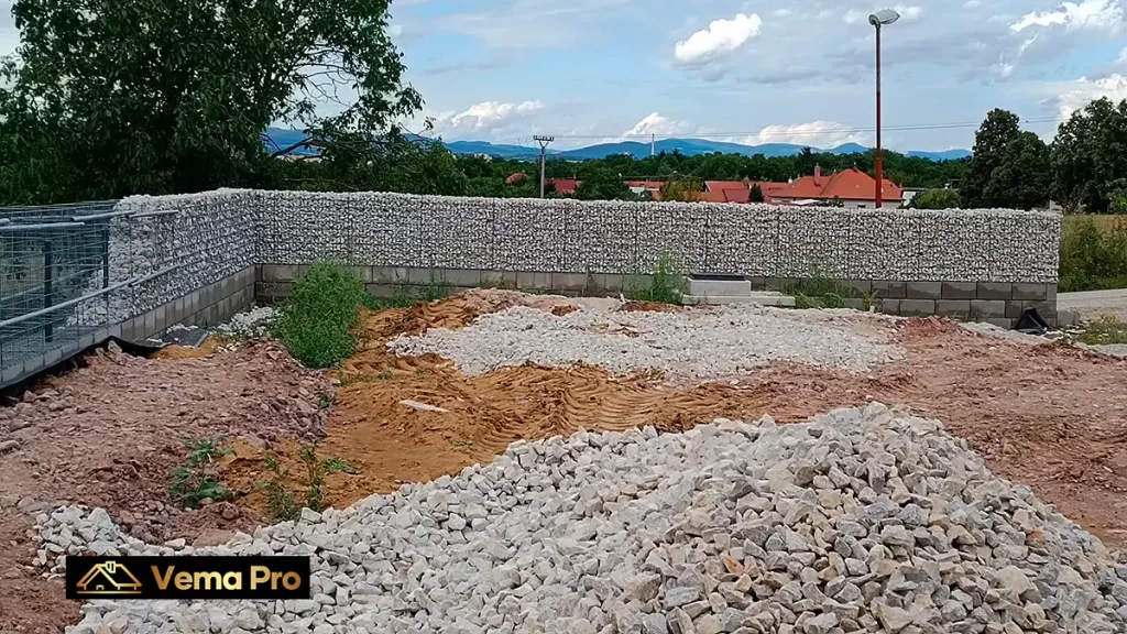 Montáž gabiónov Zlaté Moravce