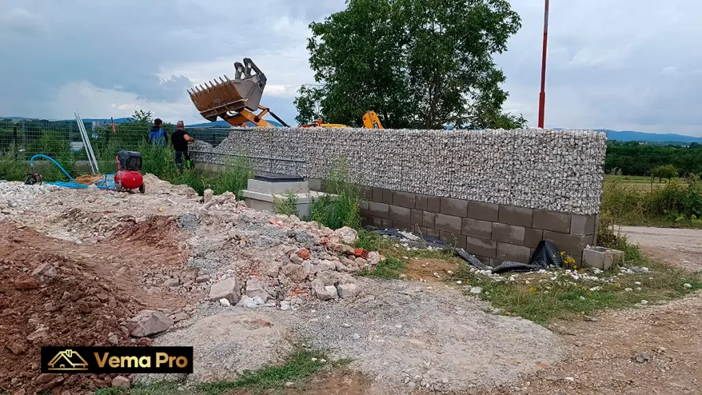 Gabiónové múry Zlaté Moravce