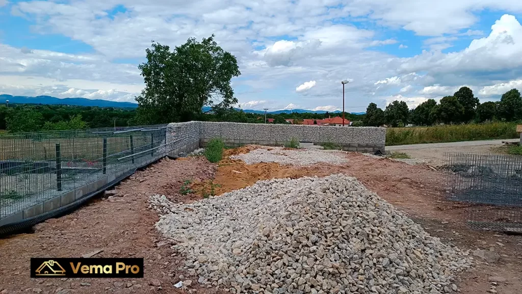 Gabiónové múry Zlaté Moravce