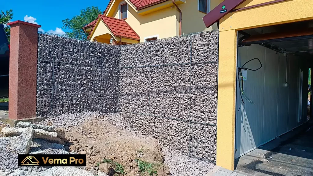 Montáž gabiónov Zlaté Moravce