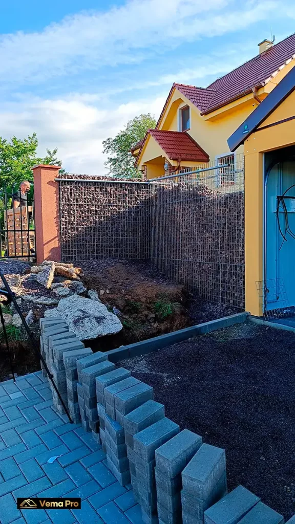 Gabiónové ploty Zlaté Moravce